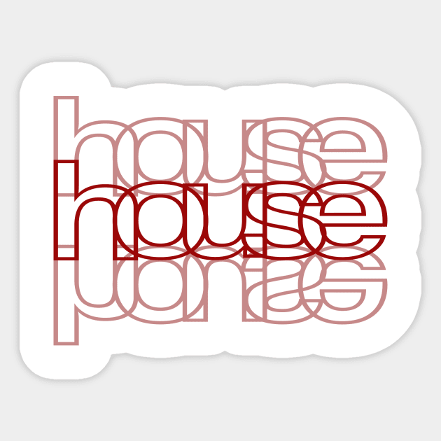 House Mirror Sticker by myclubtees